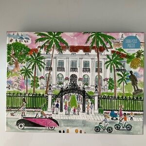 Galison Colorful Flagler Mansion 1000 Piece Puzzle